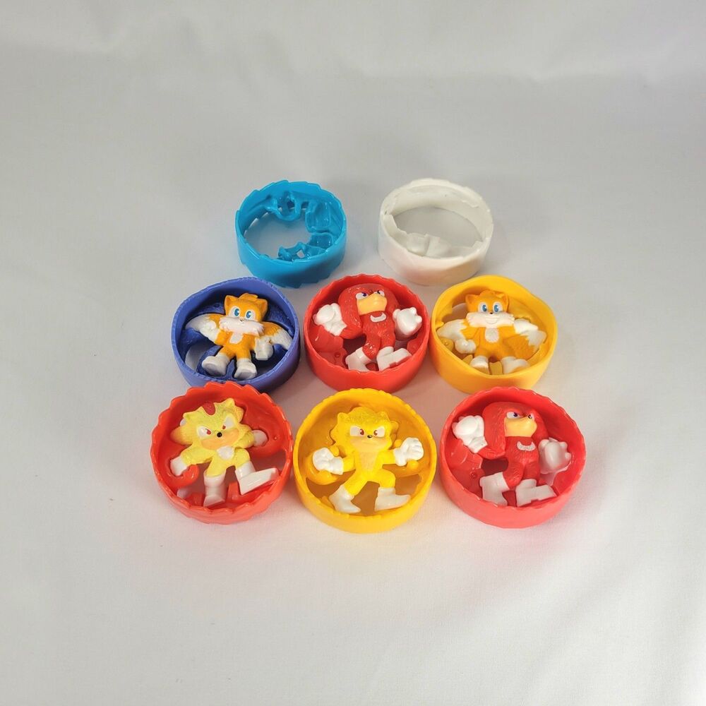 Sonic The Hedgehog McDonald's Happy Meal Toys 2024 Lot Super Shadow Party Favors